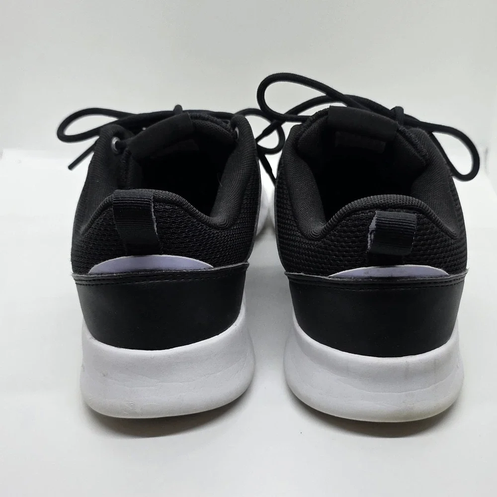 adidas QT Racer 2.0 Cloudfoam Shoes Black White Men's Size 9 H00548